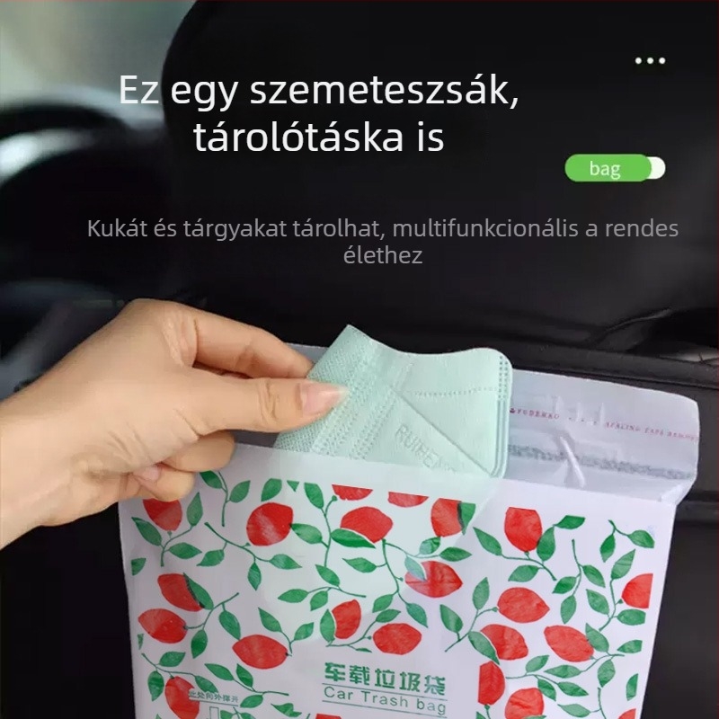 Egyszer használatos autó tisztítás és tároló táska, önállóan álló, asztali kivitel, vastagított és esztétikus autó rendező tasak