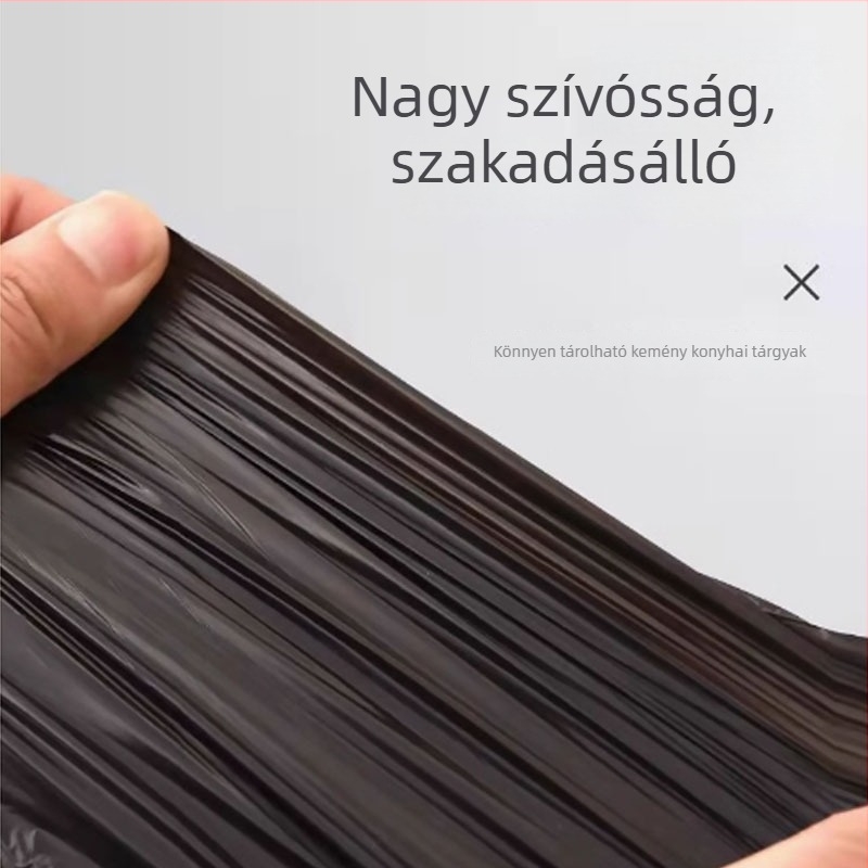 Váll-stílusú vastagított szemeteszsák irodai és kollégiumi használatra, 45×62 cm, 30 db