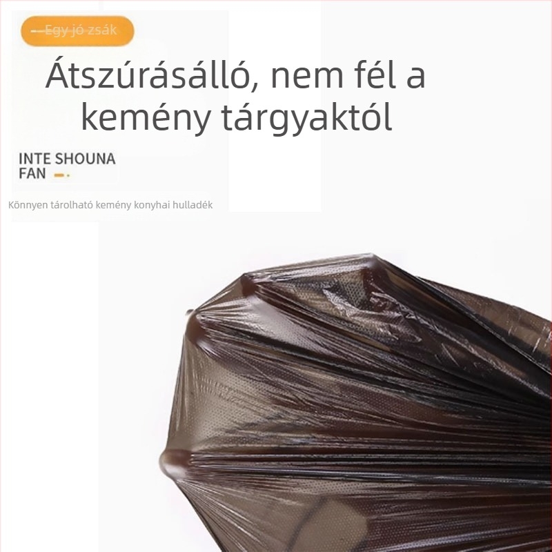 Váll-stílusú vastagított szemeteszsák irodai és kollégiumi használatra, 45×62 cm, 30 db