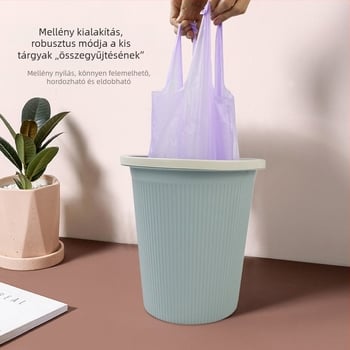 Mellény-stílusú vastagított egyszer használatos műanyag szemetes zacskók citrom illattal, otthoni, konyhai és nappali használatra