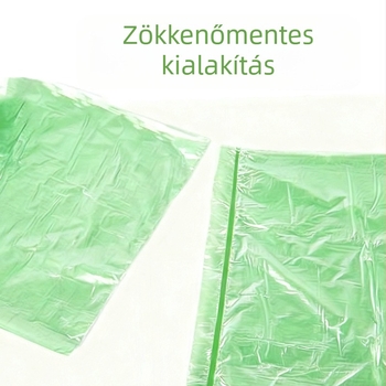 45×50 cm lapos szájú, kis méretű egyszer használatos szemeteszsákok HDPE-ből, 100 darabos csomag, otthon, konyha, iroda, hotel számára