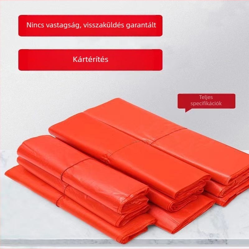 Piros hordozható, többfunkciós tároló táska – szemeteszsák, festékes vödör, vízvödör, váll- és kézitáska, konyhai szervező; vastagított, tartós, megfizethető