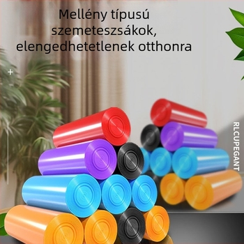 Clean Energy mellény-stílusú hulladékzsákok, vastagított, nagy méretű, 45×62 cm, 3 tekercs, 90 darab