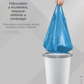 Clean Energy mellény-stílusú hulladékzsákok, vastagított, nagy méretű, 45×62 cm, 3 tekercs, 90 darab