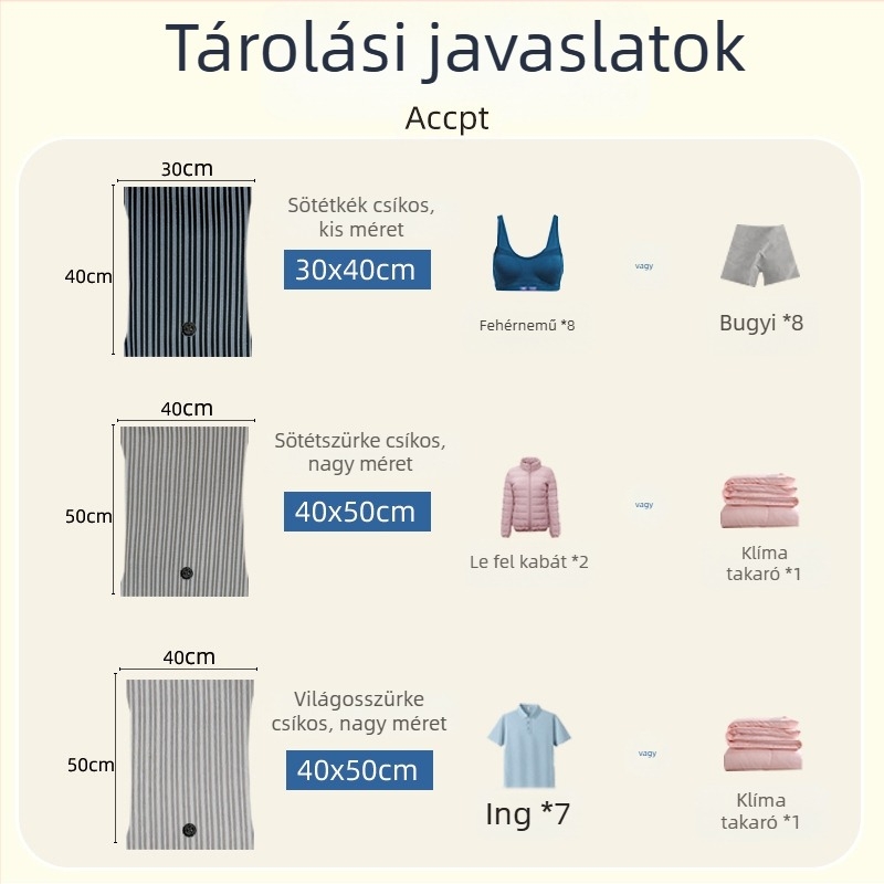 Zhen Ni vastagított vákuum-kompressziós tasak, kézzel görgethető, pumpa nélkül, utazásokhoz, kollégiumi szobákhoz és üzleti utakhoz