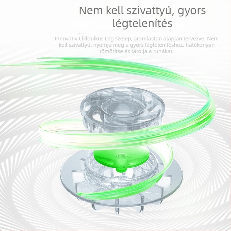 Megvastagított vákuumkompressziós zacskó ágyneműhöz és ruházathoz – sík 3D dizájn porvédett tároláshoz