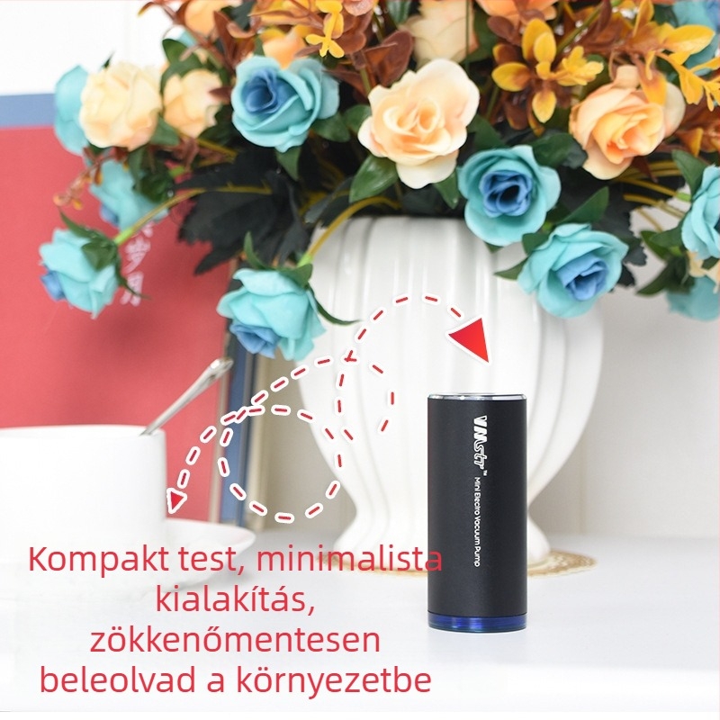 Vmstr Mini Vákuum Készülék V3 — Hordozható kézi vákuum készülék ruhákhoz, takarókhoz és élelmiszer-tároláshoz