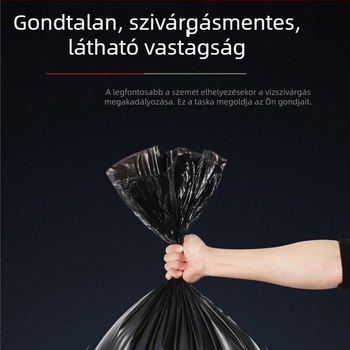 Extránagy fekete, vastag szemeteszsákok kereskedelmi használatra