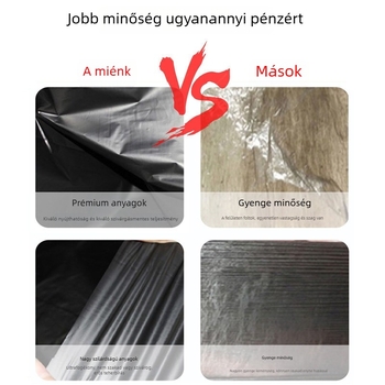 Extránagy fekete, vastag szemeteszsákok kereskedelmi használatra