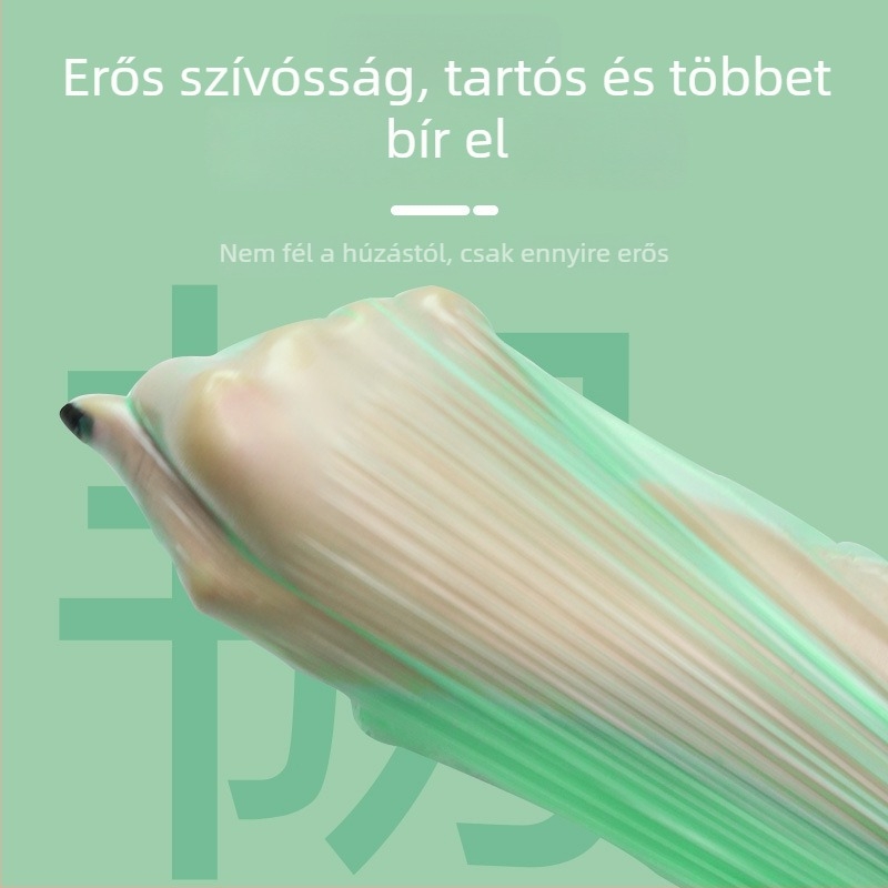 Biodegradábilis, vastagított mellény-stílusú szemeteszsákok egyszer használatosak, otthoni, szállodai és catering felhasználásra
