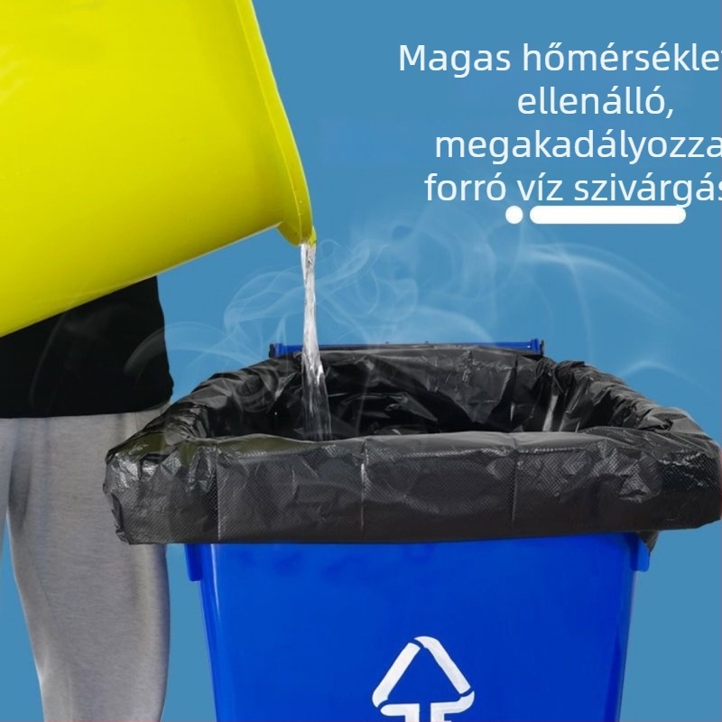 Masszív, vastag szemeteszsákok – nagy és extra nagy méretben, kereskedelmi használatra – tisztaság, ingatlanüzemeltetés, iskolák és szállodák