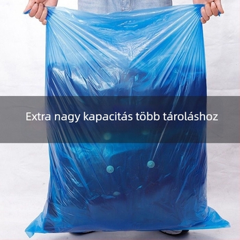Vastagított háztartási konyhai szemeteszsákok, környezetbarát kereskedelmi használatra, zöld élelmiszer-hulladék zacskók lapos nyílású, nagy és extránagy méretű