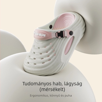 Gyerekeknek készült lyukas mintázatú szandál, csúszásmentes, pántokkal, nyárra, fiúknak és lányoknak