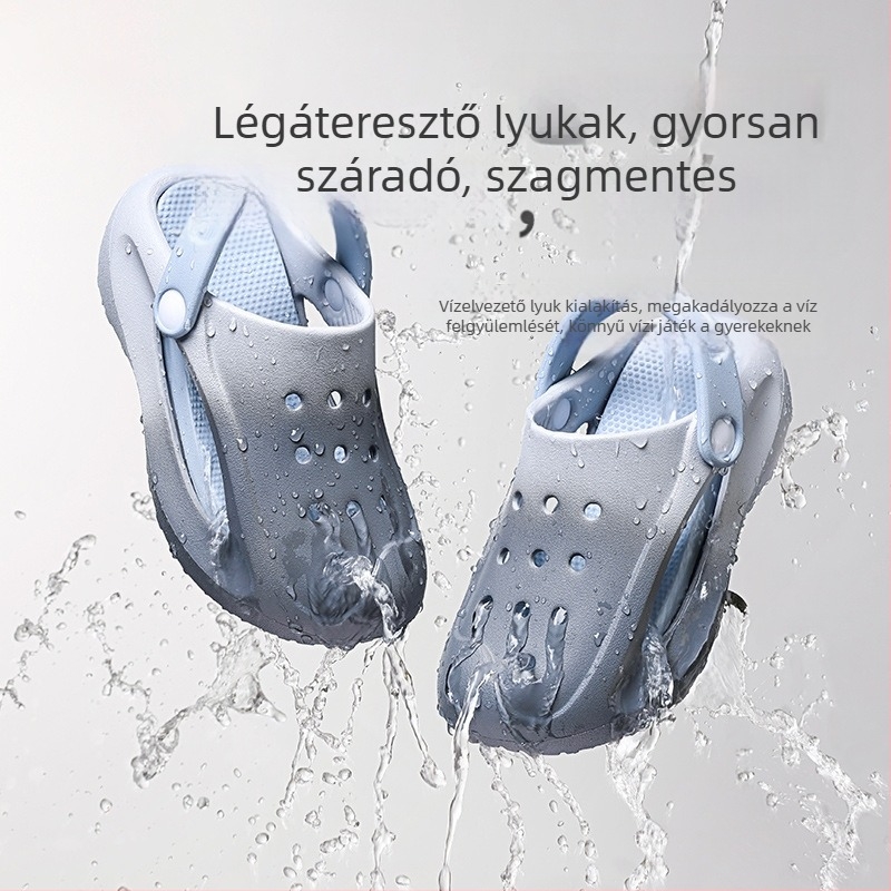 Happy Mary gyerekek EVA papucsok, uniszex, gradient színű strandpapucs, 7–16 éveseknek