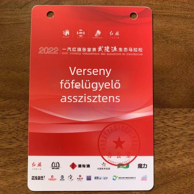 PVC munkaazonosító kártya – kiállítási névjegykártya, eseményazonosító kártya