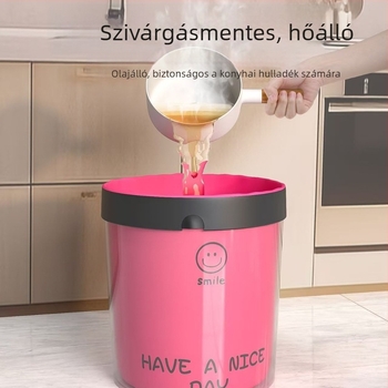 Biodegradálható szemeteszsák zsinórral, háztartási használatra, extra vastag, nagy méret