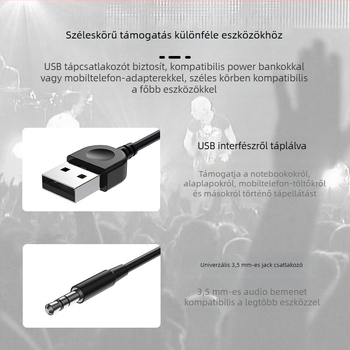 FT-Q9 2.0 számítógépes hangfal RGB LED világítással, USB és 3,5 mm bemenettel, vezetékes sztereó asztali PC-hez és laptophoz