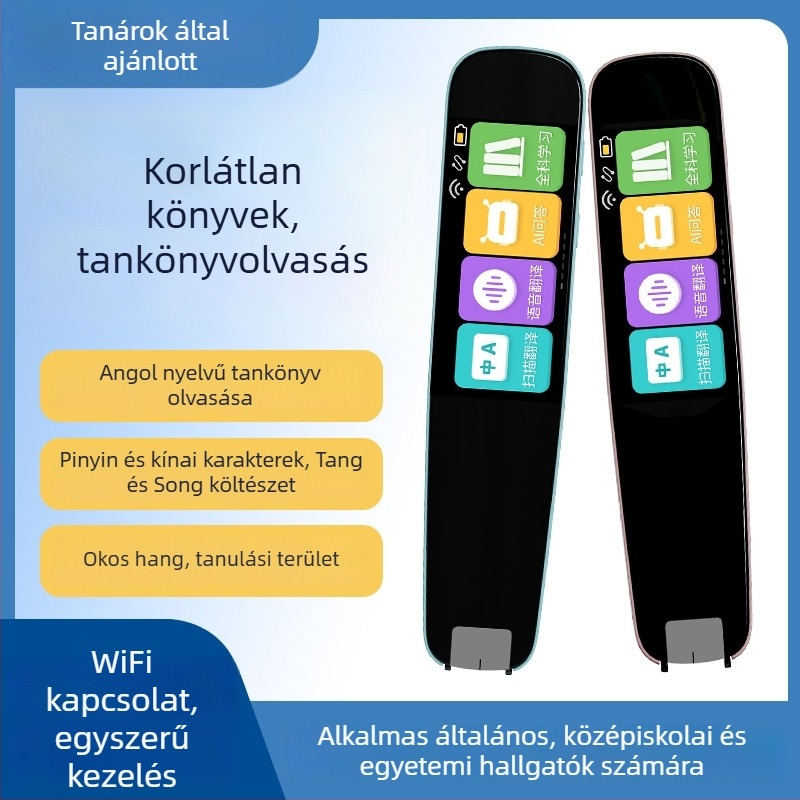 Helisson A3 intelligens elektronikus szótár tollal, szkenneléssel, olvasással és angol nyelvű fordítással