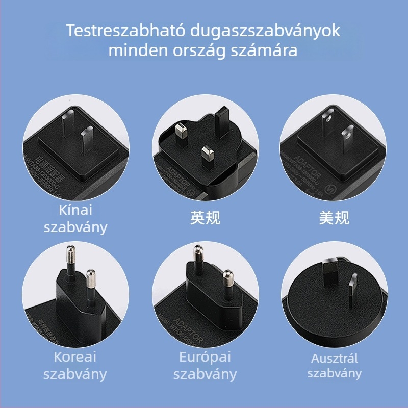 12V 1.5A szőrtelenítő készülék tápegység, 24V kapcsoló táp, 9V 2A töltő, UL tanúsított