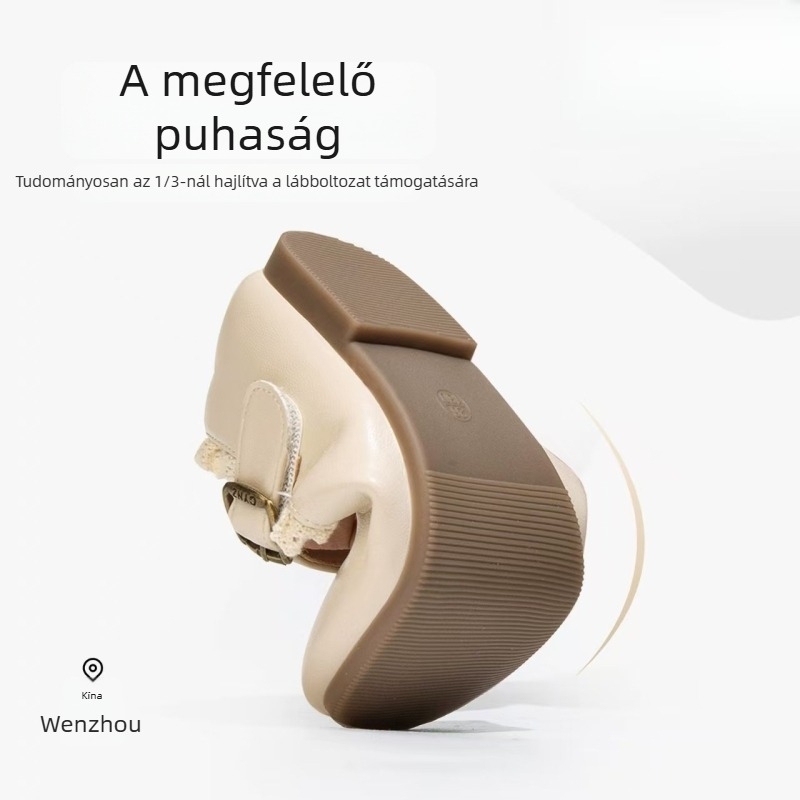 Gyerekeknek hercegnő cipő, puha talp, Velcro-zárás, lányoknak, 2026 tavasz–ősz