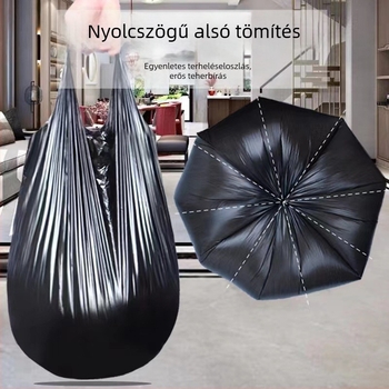 Új anyagból készült, vastagított színes perforált szemeteszacskók folytonos tekercsen