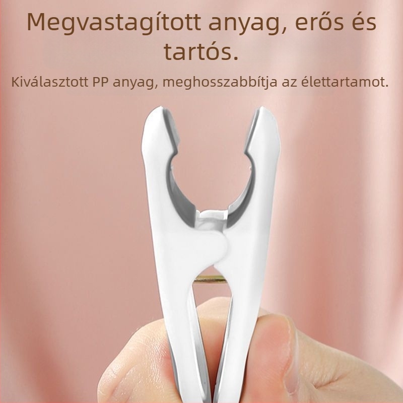 Nyom nélkül ruhacsipeszek, műanyag ruhaszárító akasztó és készlet ruhacsipeszekkel és takarókkal