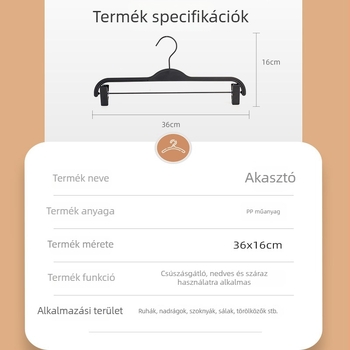 Csúszásmentes nadrágklip és ruhatartó — varratlan nadrág- és szoknyafogas
