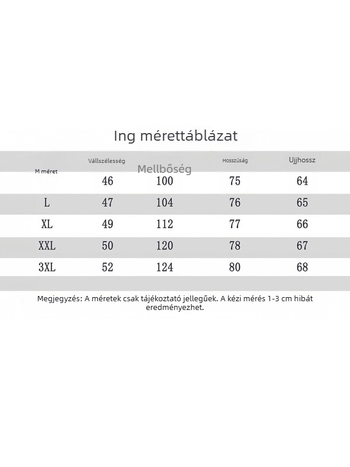 Slim-fit férfiing hosszú ujjú, csíkos színblokkal, üzleti stílus, vasalásmentes