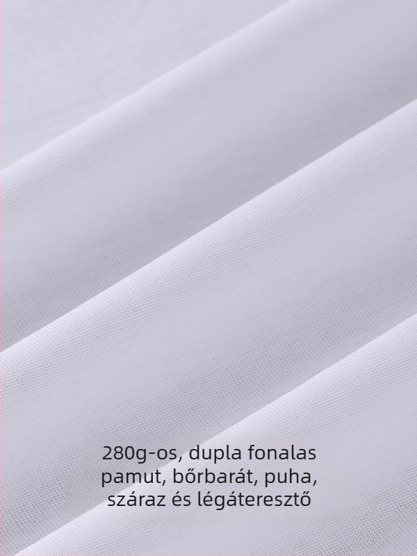 100% pamut rövid ujjú férfi póló, 2026-os új amerikai stílusú mintával, betűs nyomtatás, laza szabás, kerek nyakú, párnak való