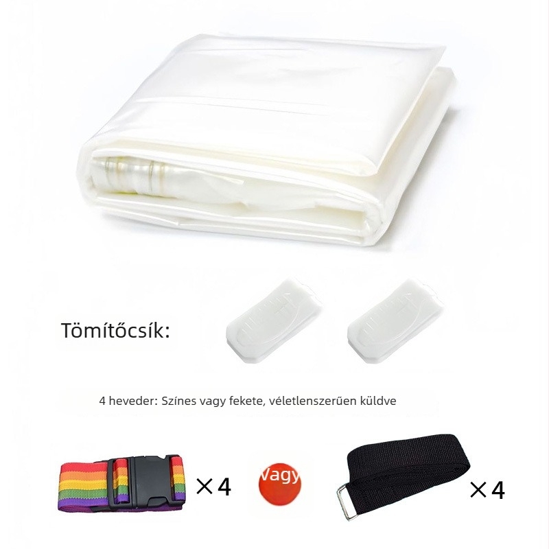 Matrac vákuumos tömítő táska – extra nagy méret, vastagított, zárható – latex matrac számára, költöztetésre és tárolásra