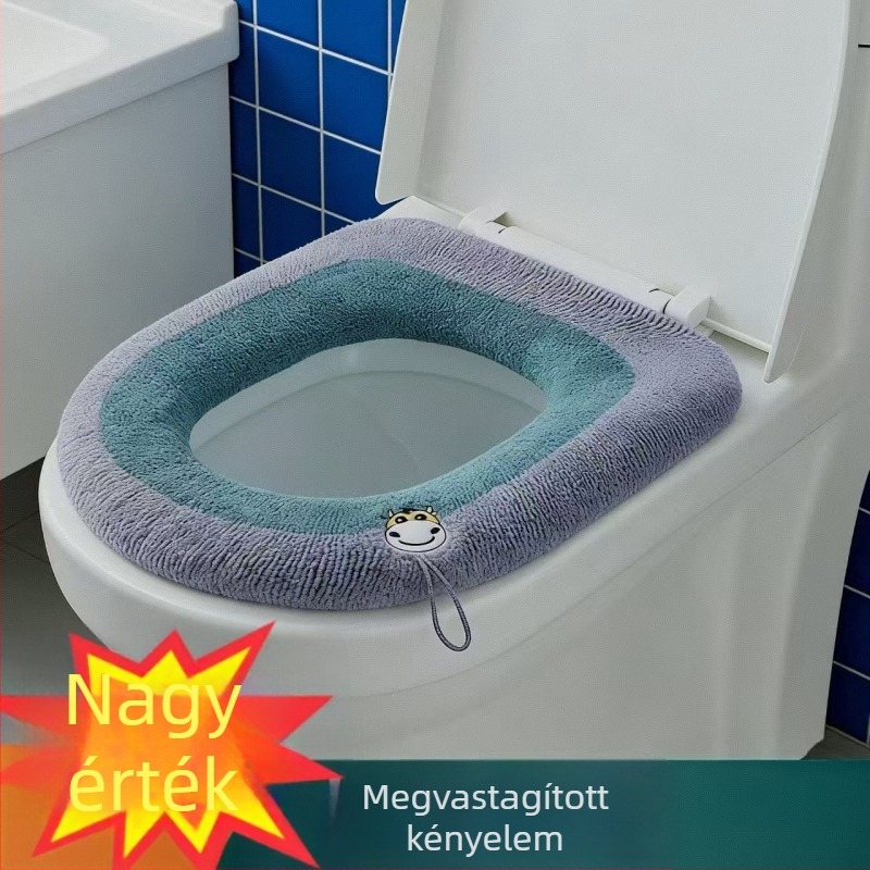 Otthoni WC-ülőpárna, téli vastagítás, universális minden évszakra, puha ülőpárna