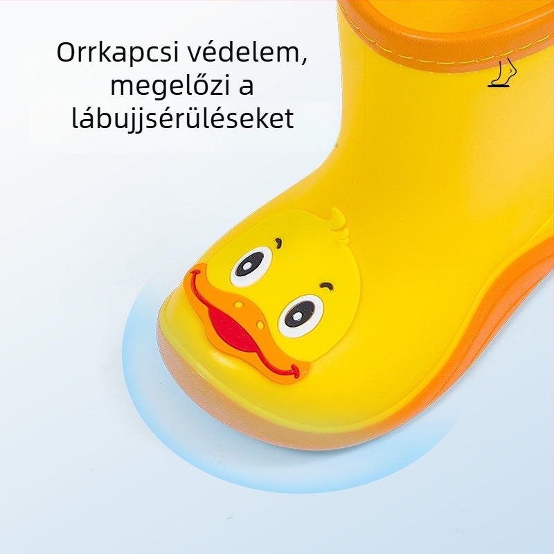 TARANIS gyerek esőcsizma, új modell, négy évszakos, puha talpú, csúszásmentes, uniszex