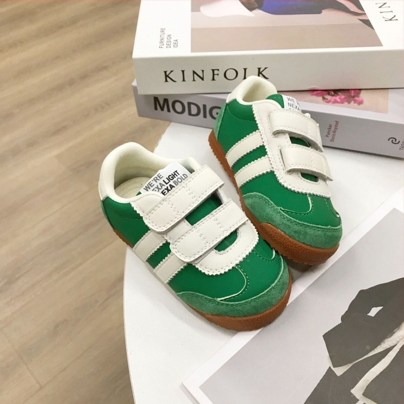 Koreai stílusú gyerekcipő Velcro-pánttal, csúszásmentes, puha talppal, Forrest Gump stílusú casual sneakers