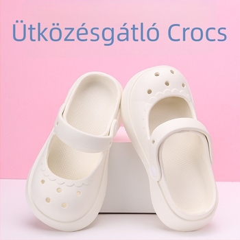 Gyerekeknek való EVA papucs zárt orrú, perforált felsővel, csúszásmentes puha talppal