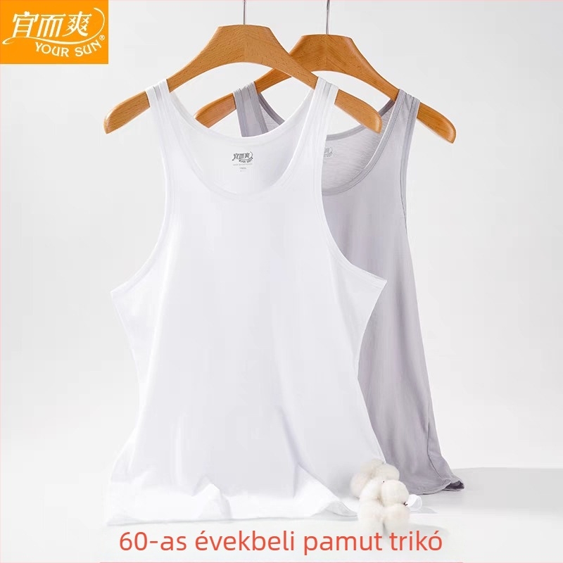 Férfi 100% pamut alsóing, Yiershuang, vékony alapréteg, 60S hosszú szálú pamut, plusz méret