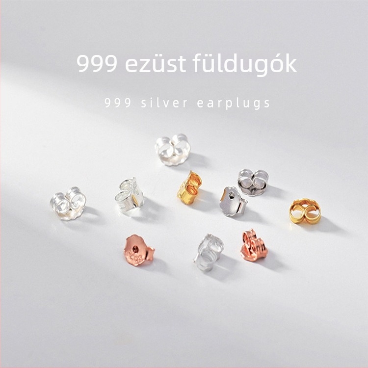 Difeng Jewelry – 999 ezüst fül dugók és fülkapcsok, ékszerkiegészítők