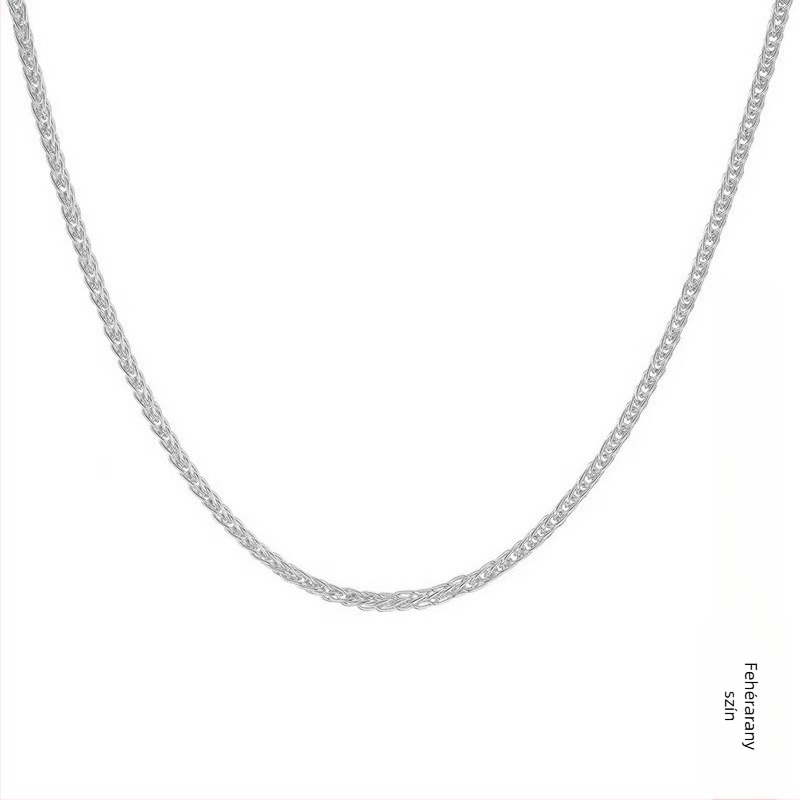 1,5 mm geometriás kulcscsonti nyaklánc, hossz 40–45 cm, nőknek