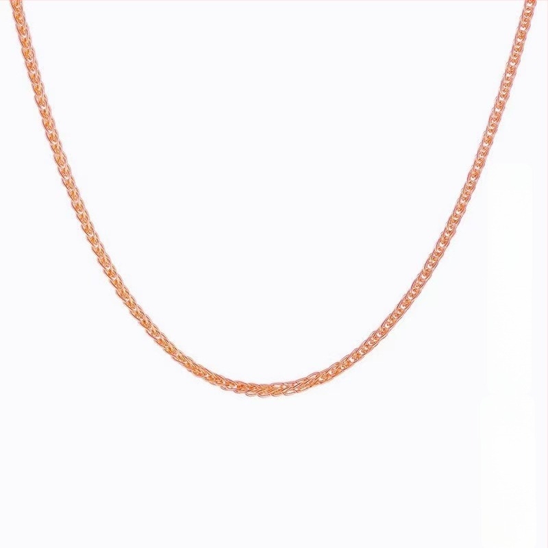 1,5 mm geometriás kulcscsonti nyaklánc, hossz 40–45 cm, nőknek