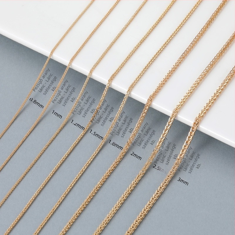 999 ezüst kulcscsont-nyaklánc Chopard lánccal, hosszú, egyszerű, uniszex, 41–50 cm