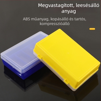 Kettős rétegű kompakt horgász kellék doboz horogok és műcsalik tárolására
