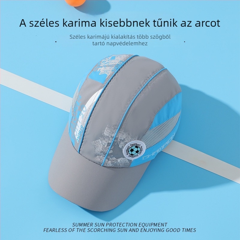 Nyári gyerekeknek való baseball sapka, légáteresztő, vékony, graffiti mintás, koreai stílusú