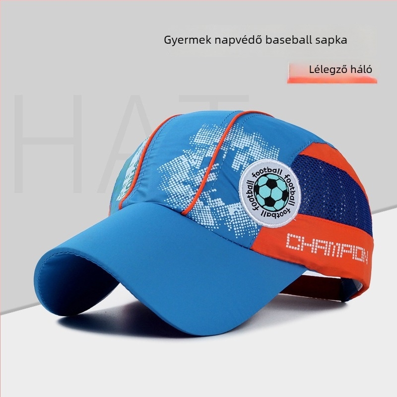 Nyári gyerekeknek való baseball sapka, légáteresztő, vékony, graffiti mintás, koreai stílusú
