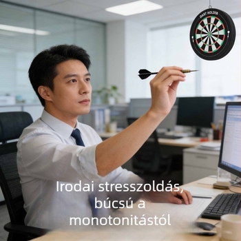 Mini darts állomás – professzionális beillesztő tábla, kétoldalas céltábla