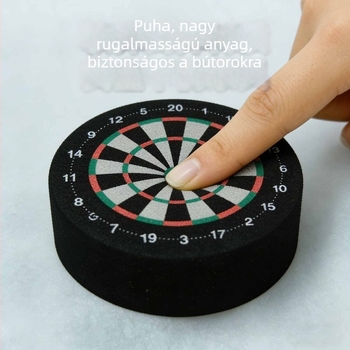 Mini darts állomás – professzionális beillesztő tábla, kétoldalas céltábla