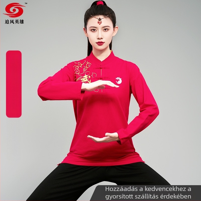 Tai Chi egyenruha, hosszú ujjú, őszi-téli edzés és előadás viselet