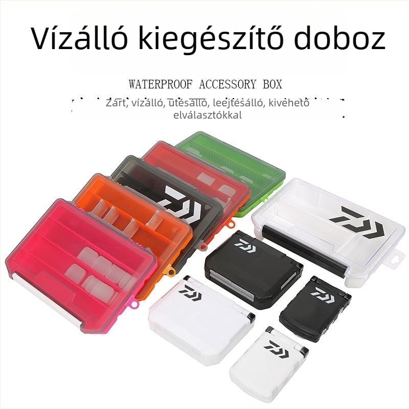 Yi Nan vízálló horgász kiegészítő doboz, csalik és horogok tárolására