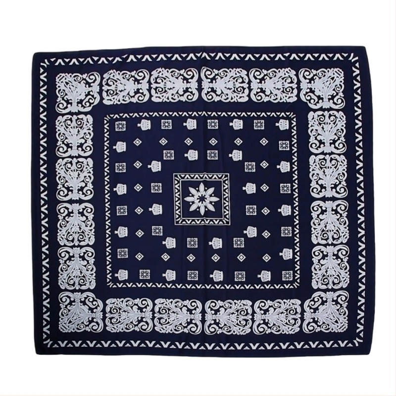 Női 130 cm-es Twill Cashew mintázatú négyszögletes sál