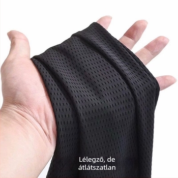Férfi nyári Ice Silk nadrág, légáteresztő hálós szövésű, rövid szabású, laza sportos