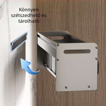 Fali fűszertartó állvány – fúrás nélküli, többfunkciós készlet fűszerekhez üvegekkel