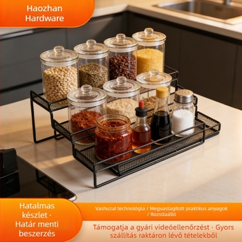 Háromszintes, kihúzható konyhai fűszertartó